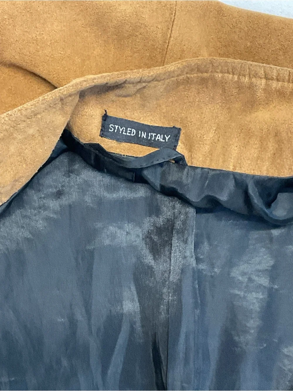 Men's Lightweight Suede Shirt Jacket - Tan